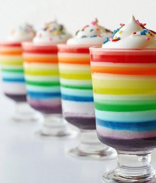 عکس ژله رنگارنگ