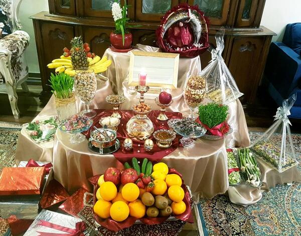 عکس از سفره آرایی هفت سین