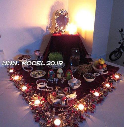 عکس از سفره آرایی هفت سین