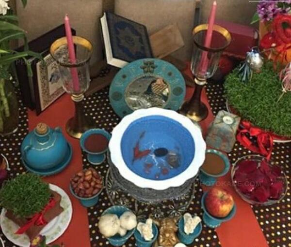 عکس از سفره آرایی هفت سین