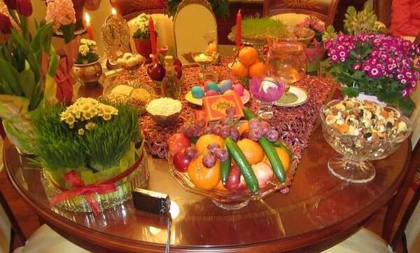 عکس از سفره آرایی هفت سین
