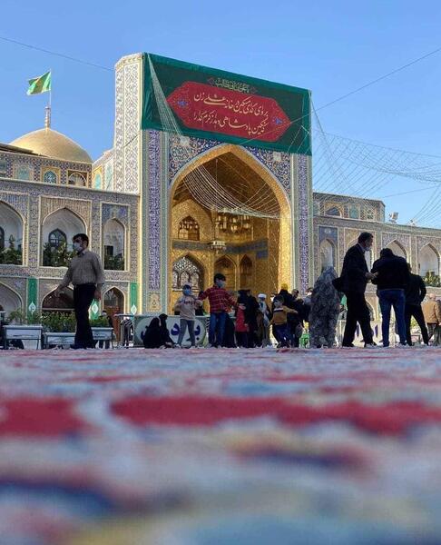عکس حرم امام رضا در روز
