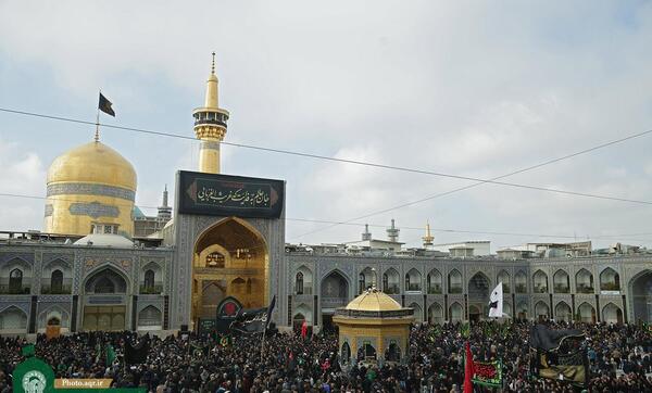عکس حرم امام رضا در روز