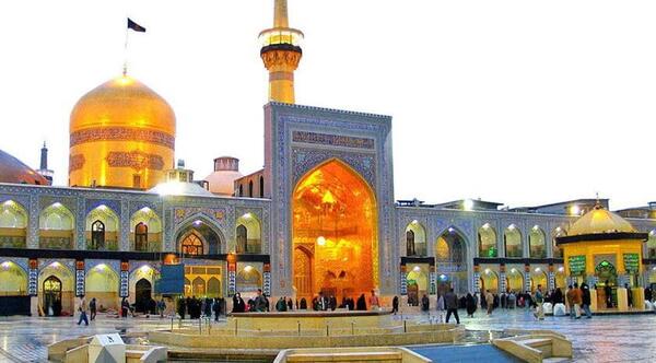 عکس حرم امام رضا در روز