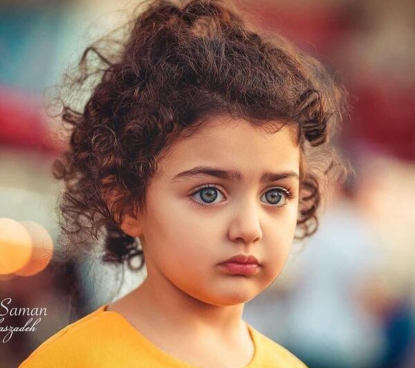 عکس بچه کوچولو چشم ابی