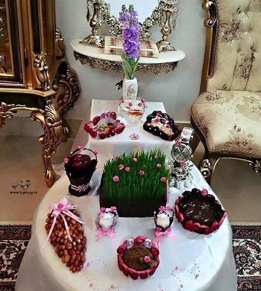 عکس سفره هفت سین فرشته
