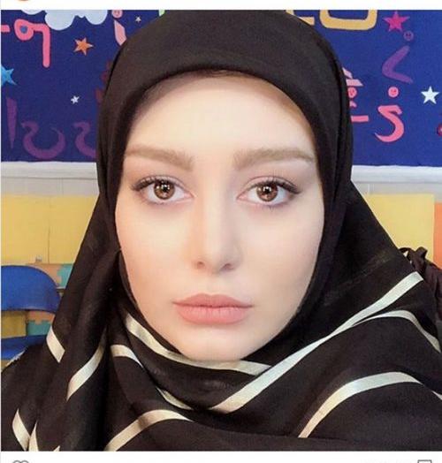 عکس با حجاب خنده دار