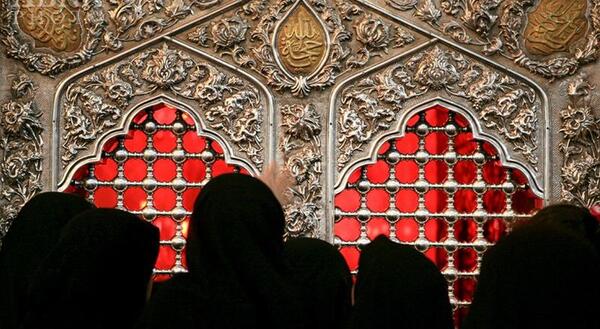عکس داخل ضریح امام حسین ع
