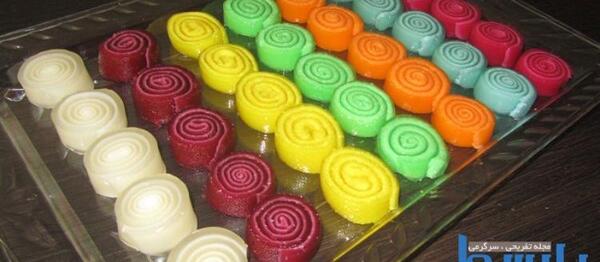 عکس ژله رولی بدون بستنی