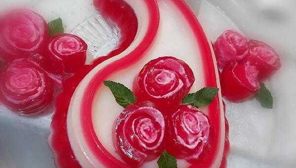 عکس ژله رولی بدون بستنی
