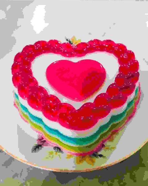 عکس ژله رولی بدون بستنی