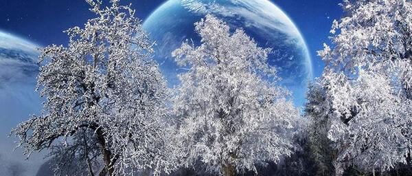 عکس شب زمستانی برای پروفایل