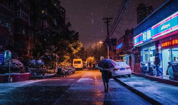 عکس شب زمستانی برای پروفایل