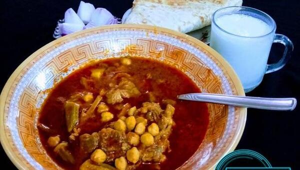 عکس آبگوشت بامیه