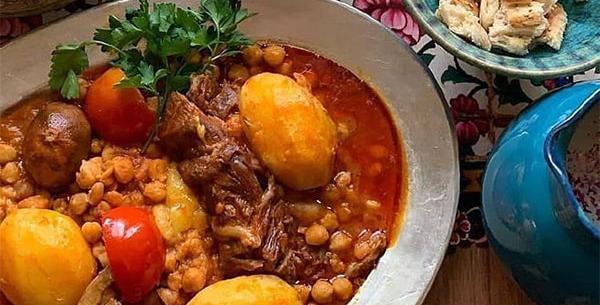 عکس آبگوشت بامیه
