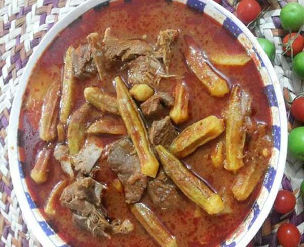 عکس آبگوشت بامیه