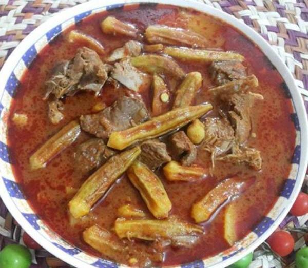 عکس آبگوشت بامیه
