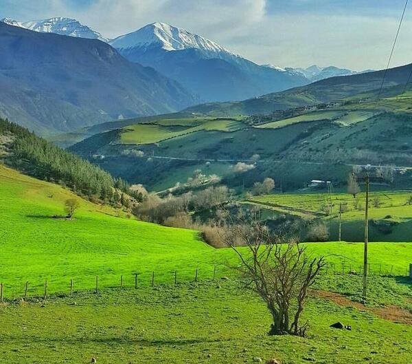 عکس طبیعت زیبای کلاردشت