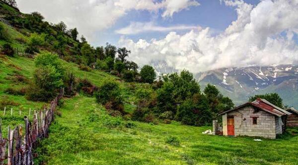 عکس طبیعت زیبای کلاردشت