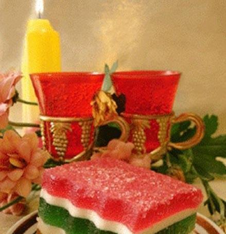 عکس ژله یلدا ساده