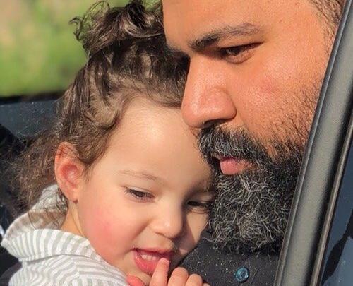 عکس تولد دختر رضا صادقی