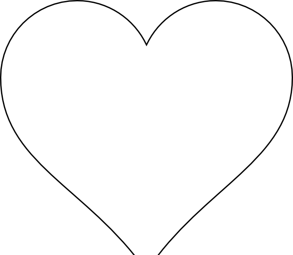 عکس قلب سفید سیاه