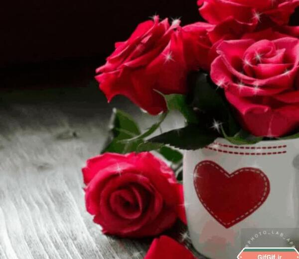 عکس گل عشق متحرک