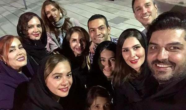 عکس خانوادگی سام درخشان