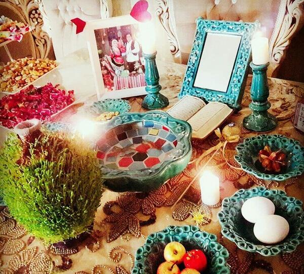 عکس از سفره هفت سین