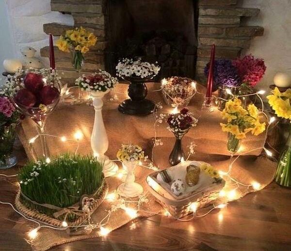 عکس از سفره هفت سین