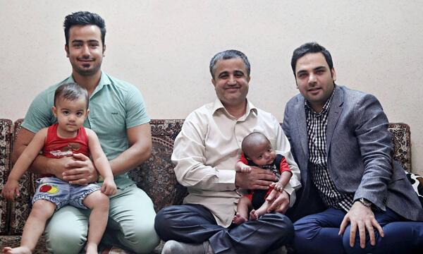 عکس خانوادگی احسان علیخانی