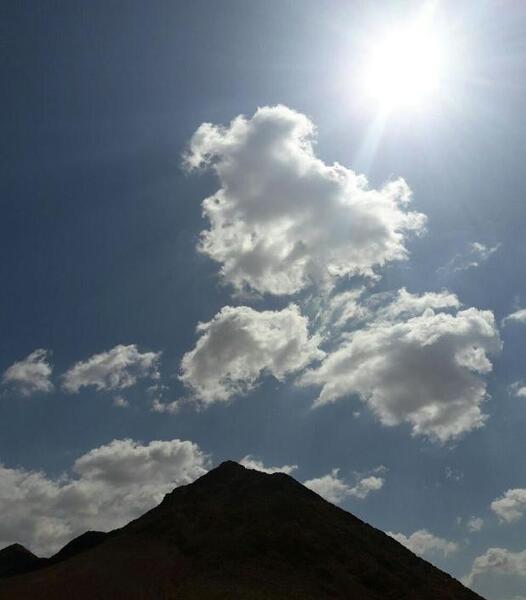 عکس آسمان ابری