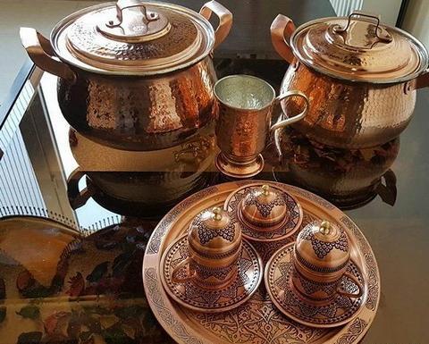 عکس های ظروف مسی زیبا
