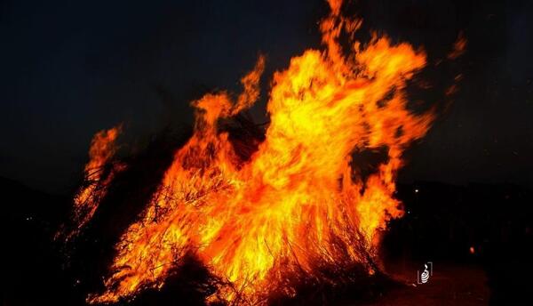 عکس آتش جشن سده
