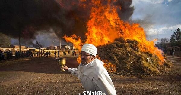 عکس آتش جشن سده