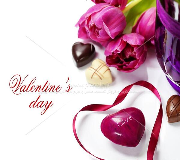 عکس های عاشقانه قلب و گل