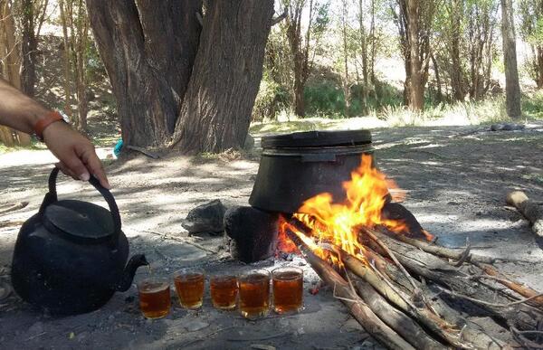 عکس آتش چای