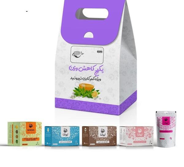 عکس چای لاغری نیوشا