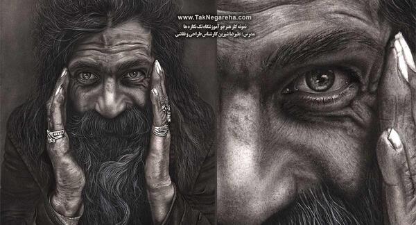 عکس نقاشی روی صفحه سیاه