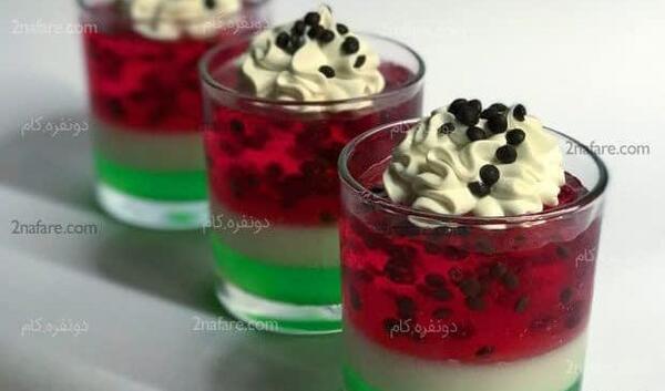 عکس ژله بستنی شب یلدا