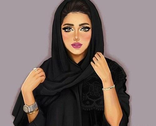 عکس پروفایل دخترونه فانتزی با حجاب