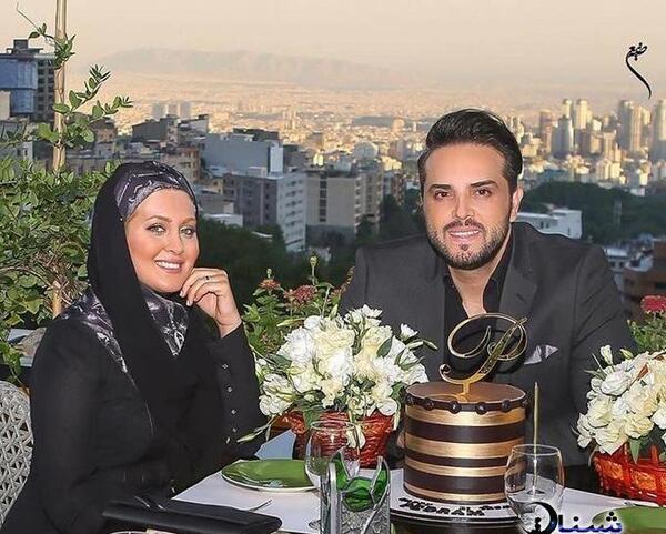 عکس یاسمن شاه حسینی و همسرش