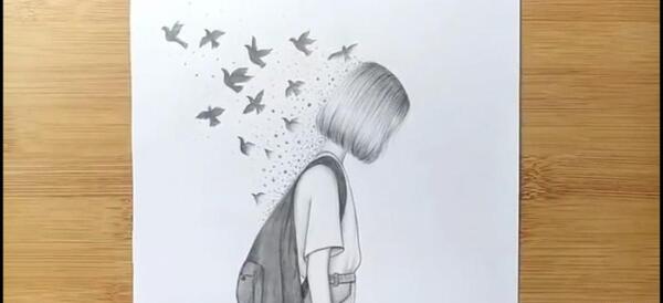 عکس دخترونه طراحی