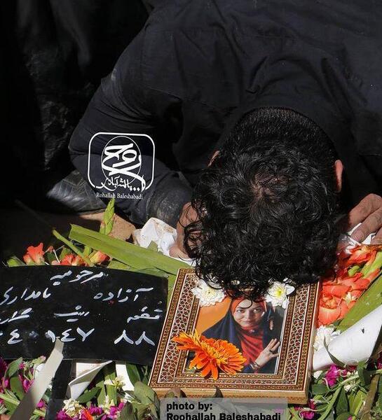 عکس ازاده نامداری با همسر سابقش