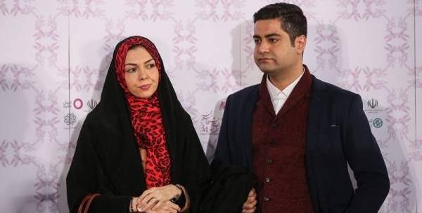 عکس آزاده نامداری با آبجو