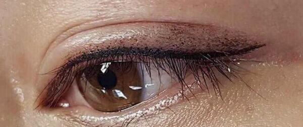 عکس تاتو بن مژه