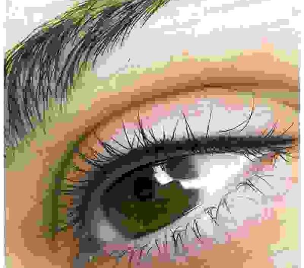 عکس تاتو بن مژه