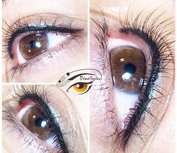 عکس تاتو خط چشم