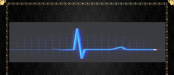 عکس نوشته ضربان قلب مرگ