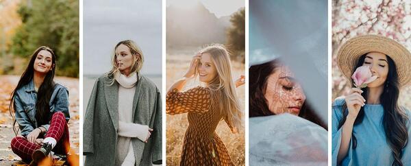 ژست عکس حرفه ای دخترانه